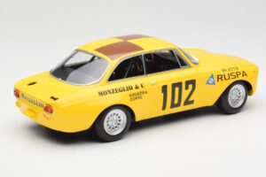 Alfa Romeo GTA 1300 #102 Squadra Corse R. Zanetti / M. Ruspa / Monzeglio Targa Florio 1971 Minichamps 1:18 155711202 Metall – Bild 2 von 6