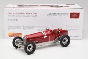 Alfa Romeo P3 #2 R. Caracciola German GP Winner 1932 CMC 1:18 M-220 Metall – Bild 6 von 6