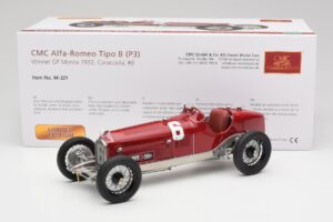 Alfa Romeo P3 #6 R. Caracciola Monza GP Winner 1932 CMC 1:18 M-221 Metall – Bild 6 von 6