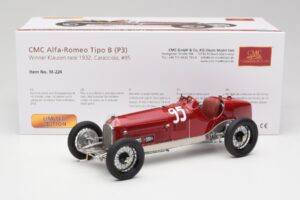Alfa Romeo P3 #95 R. Caracciola Klausen Pass Hillclimb Winner 1932 CMC 1:18 M-224 Metall – Bild 6 von 6