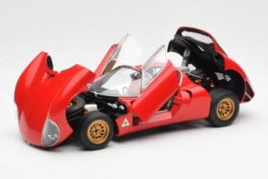 Alfa Romeo 33 Stradale Rot AUTOart 1:18 70191 Metall – Bild 2 von 8
