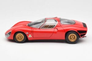 Alfa Romeo 33 Stradale Rot AUTOart 1:18 70191 Metall – Bild 4 von 8