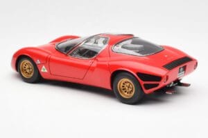 Alfa Romeo 33 Stradale Rot AUTOart 1:18 70191 Metall – Bild 7 von 8