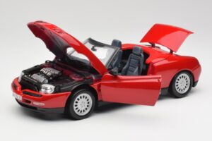 Alfa Romeo Spider 916 Alfa Rot Maisto 1:18 50278 Metall – Bild 2 von 8