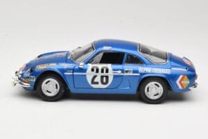 Alpine A110 1600S #28 Alpine-Renault O. Andersson / D. Stone Rally Monte Carlo 1971 Maisto 1:18 56033 Metall – Bild 4 von 8