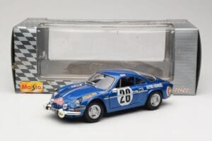 Alpine A110 1600S #28 Alpine-Renault O. Andersson / D. Stone Rally Monte Carlo 1971 Maisto 1:18 56033 Metall – Bild 8 von 8