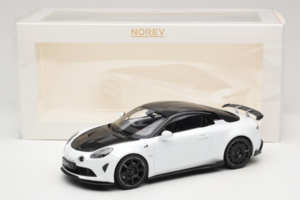 Alpine A110 R Pearl White Norev 1:18 185433 Metall – Bild 6 von 6