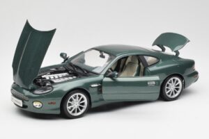 Aston Martin DB7 Vantage Grün Maisto 1:18 36880 Metall – Bild 2 von 8