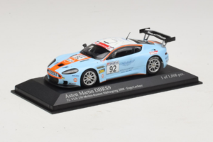 Aston Martin DBRS9 Gulf #92 T. Enge / Lechner VLN 250 Nurburgring 2008 Minichamps 1:43 400081392 Metall – Bild 2 von 4