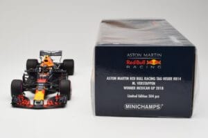 Aston Martin Red Bull Racing RB14 Tag Heuer #33 M. Verstappen Mexican GP 2018 Minichamps 1:18 110181933 Metall – Bild 6 von 6