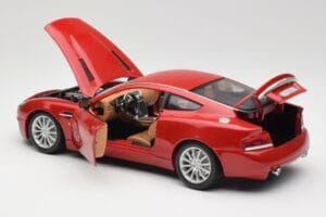 Aston Martin V12 Vanquish Rot Bburago 1:18 34063 Metall – Bild 5 von 8