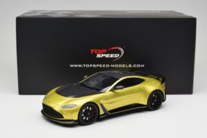 Aston Martin V12 Vantage Final Edition Cosmopolitan Yellow TopSpeed 1:18 TS0453 Metall – Bild 6 von 6