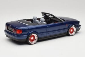 Audi 80 B4 Kabriolett Ming Blau Metallic Custom Wheels Otto 1:18 OT806-C Resin – Bild 2 von 6