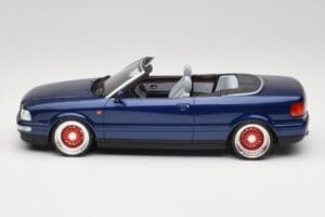 Audi 80 B4 Kabriolett Ming Blau Metallic Custom Wheels Otto 1:18 OT806-C Resin – Bild 3 von 6