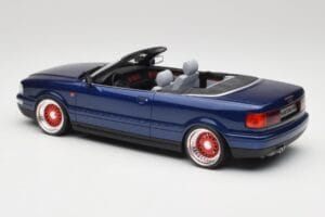 Audi 80 B4 Kabriolett Ming Blau Metallic Custom Wheels Otto 1:18 OT806-C Resin – Bild 5 von 6