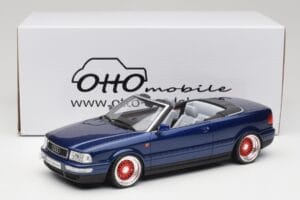 Audi 80 B4 Kabriolett Ming Blau Metallic Custom Wheels Otto 1:18 OT806-C Resin – Bild 6 von 6