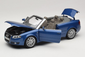 Audi A4 B6 Cabriolet Blau Norev 1:18 5010504325 Metall – Bild 2 von 9