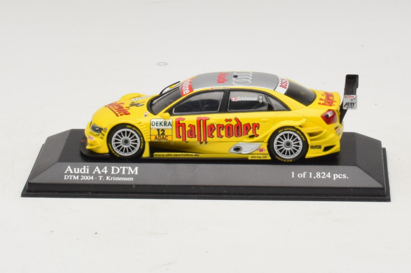 Audi A4 B6 #12 T. Kristensen Audi Sport Team Rosberg DTM 2004 Minichamps 1:43 400041412 Metall