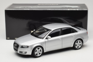 Audi A4 B7 Silber Minichamps 1:18 100014402 Metall – Bild 8 von 8