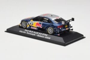 Audi A4 B8 #2 Red Bull M. Tomczyk DTM 2008 Minichamps 1:43 5020800133 Metall – Bild 3 von 4