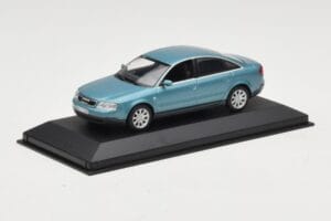 Audi A6 C5 Hellblau Minichamps 1:43 AUDI004 Metall – Bild 2 von 4
