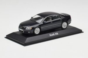 Audi A8 D3 Mauritius Blau Metallic Minichamps 1:43 5010508123 Metall – Bild 2 von 4