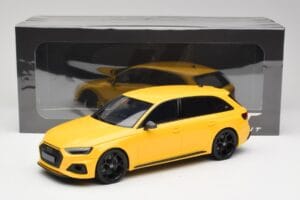 Audi RS4 B9 Avant 25. Jubiläum Vegas Gelb GT Spirit 1:18 GT935 Resin – Bild 6 von 6