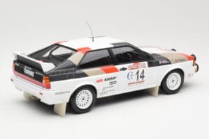 Audi Quattro #14 M. Mouton / F. Pons Winners Rally Sanremo 1981 Minichamps 1:18 155811114 Metall – Bild 2 von 6