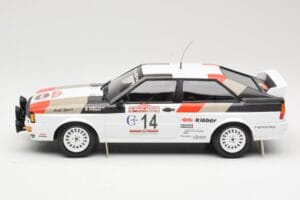 Audi Quattro #14 M. Mouton / F. Pons Winners Rally Sanremo 1981 Minichamps 1:18 155811114 Metall – Bild 3 von 6