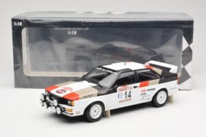 Audi Quattro #14 M. Mouton / F. Pons Winners Rally Sanremo 1981 Minichamps 1:18 155811114 Metall – Bild 6 von 6