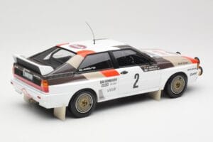 Audi Quattro A1 #2 H. Mikkola / A. Hertz Audi Sport Rally Monte Carlo 1983 Minichamps 1:18 155831102 Metall – Bild 2 von 6