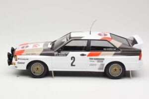 Audi Quattro A1 #2 H. Mikkola / A. Hertz Audi Sport Rally Monte Carlo 1983 Minichamps 1:18 155831102 Metall – Bild 3 von 6