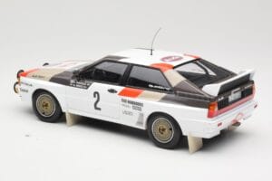 Audi Quattro A1 #2 H. Mikkola / A. Hertz Audi Sport Rally Monte Carlo 1983 Minichamps 1:18 155831102 Metall – Bild 5 von 6
