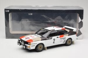 Audi Quattro A1 #2 H. Mikkola / A. Hertz Audi Sport Rally Monte Carlo 1983 Minichamps 1:18 155831102 Metall – Bild 6 von 6