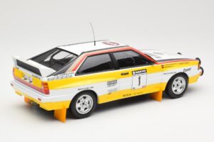 Audi Quattro A2 Audi Sport #1 W. Röhrl / C. Geistdörfer DNF Sanyo Rally of New Zealand 1984 Minichamps 1:18 155841101 Metall – Bild 2 von 6