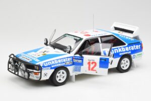 Audi Quattro A2 #12 H. Wittmann / R. Diekmann Safari Rally 1984 Sun Star 1:18 4246 Metall – Bild 2 von 8