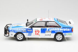 Audi Quattro A2 #12 H. Wittmann / R. Diekmann Safari Rally 1984 Sun Star 1:18 4246 Metall – Bild 4 von 8
