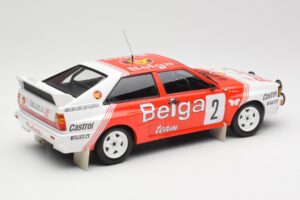 Audi Quattro A2 #2 B. Waldegård / H-T. Thorszelius Belga Team Winners Boucles de Spa 1985 Minichamps 1:18 155851102 Metall – Bild 2 von 6