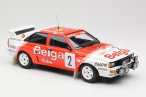 Audi Quattro A2 #2 B. Waldegård / H-T. Thorszelius Belga Team Winners Boucles de Spa 1985 Minichamps 1:18 155851102 Metall – Bild 4 von 6