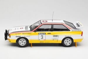 Audi Quattro A2 #3 S. Blomqvist / B. Cederberg Audi Sport Winners Sanyo Rally of New Zealand 1984 Minichamps 1:18 155841103 M – Bild 3 von 6
