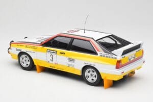 Audi Quattro A2 #3 S. Blomqvist / B. Cederberg Audi Sport Winners Sanyo Rally of New Zealand 1984 Minichamps 1:18 155841103 M – Bild 5 von 6