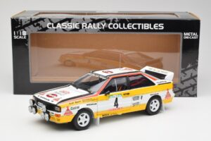 Audi Quattro A2 #4 W. Rohrl / C. Geistdorfer Rally de Portugal 1984 Sun Star 1:18 4224 Metall – Bild 8 von 8