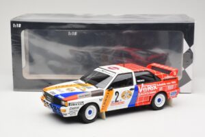 Audi Quattro A2 Schmidt Motorsport #2 H. Demuth / W. Lux Winners Hunsrück Rally 1984 Minichamps 1:18 155841102 Metall – Bild 6 von 6