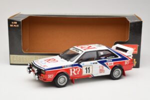 Audi Quattro #11 F. Wittmann / J. Pattermann Rally Acropolis 1986 Sun Star 1:18 4191 Metall – Bild 8 von 8