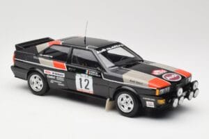 Audi Quattro #12 M. Mouton / F. Pons Audi Sport Rally de Portugal 1981 Minichamps 1:18 155811112 Metall – Bild 4 von 6