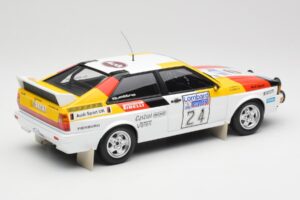 Audi Quattro #24 M. Demuth / M. Daniels Audi Sport Lombard RAC Rally 1982 Minichamps 1:18 155821124 Metall – Bild 2 von 6