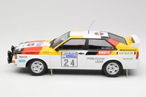 Audi Quattro #24 M. Demuth / M. Daniels Audi Sport Lombard RAC Rally 1982 Minichamps 1:18 155821124 Metall – Bild 3 von 6