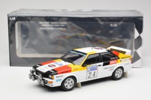 Audi Quattro #24 M. Demuth / M. Daniels Audi Sport Lombard RAC Rally 1982 Minichamps 1:18 155821124 Metall – Bild 6 von 6
