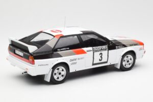 Audi Quattro #3 H. Mikkola / A. Hertz Rally Finland 1982 IXO 1:18 18RMC094A Metall – Bild 2 von 6
