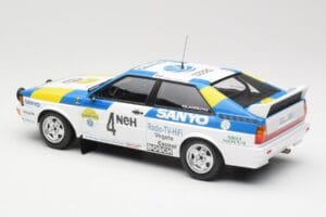 Audi Quattro #4 S. Blomqvist / B. Cederberg Audi Sport Sweden Winners International Swedish Rally 1982 Minichamps 1:18 155821 – Bild 5 von 6